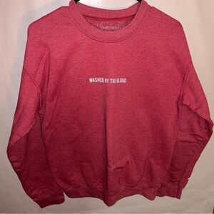 Women’s washed by the blood sweatshirt size small